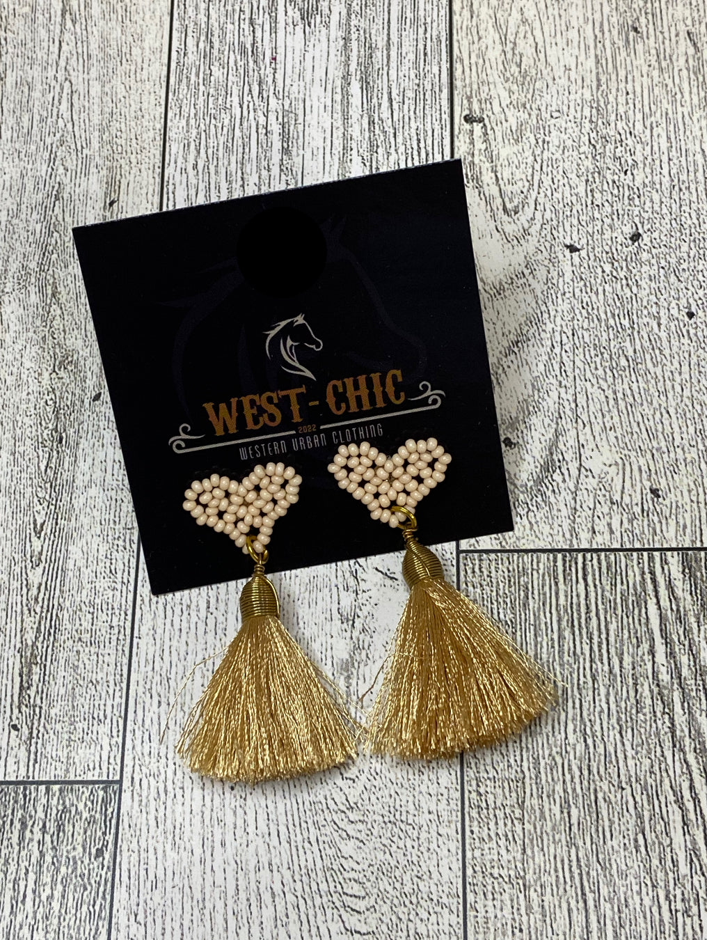 Gold Heart Earrings