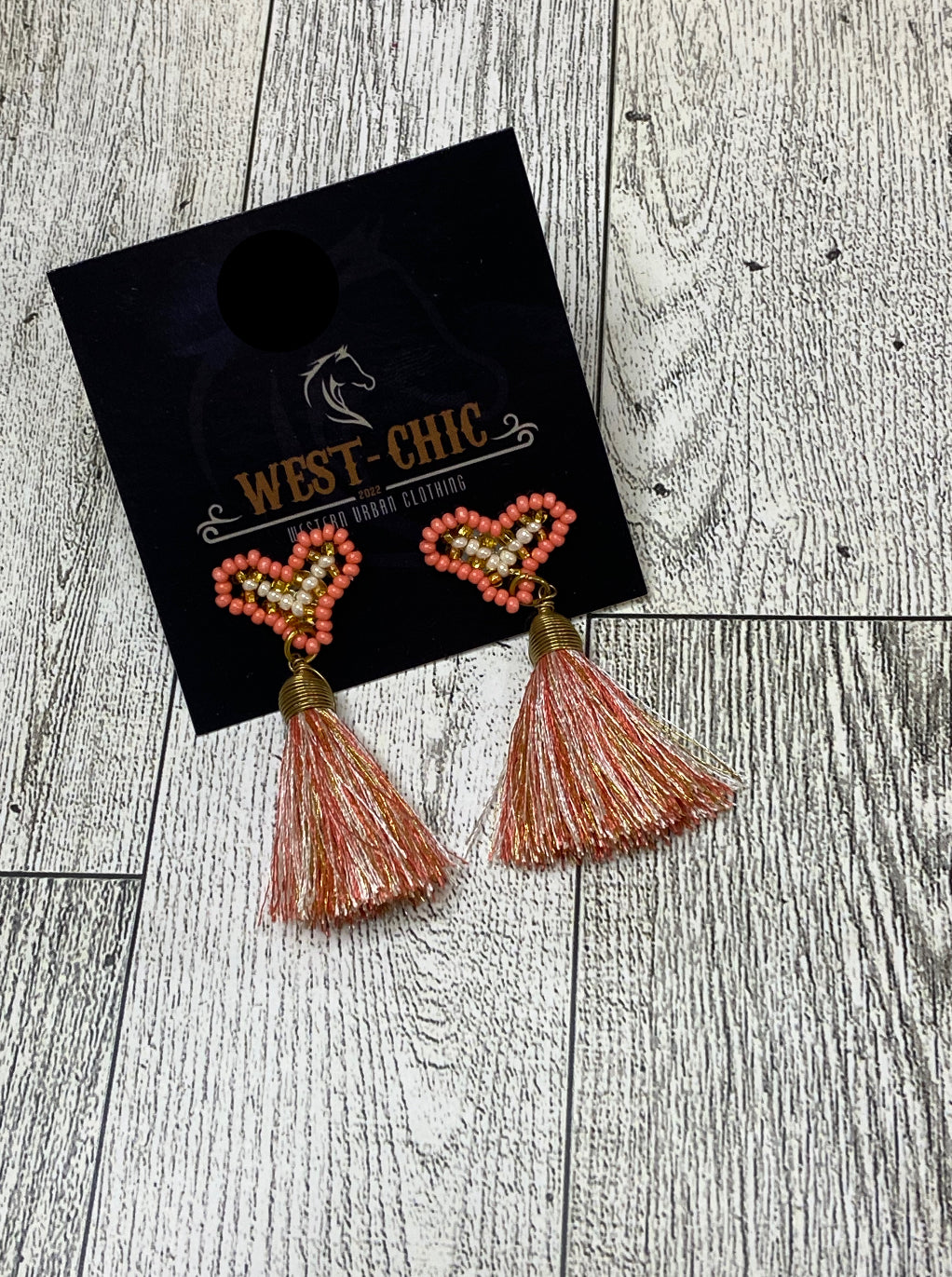 Blush Heart Earrings