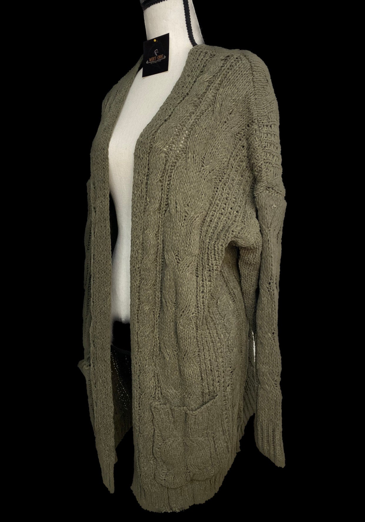 Olive Sweater Cardigan