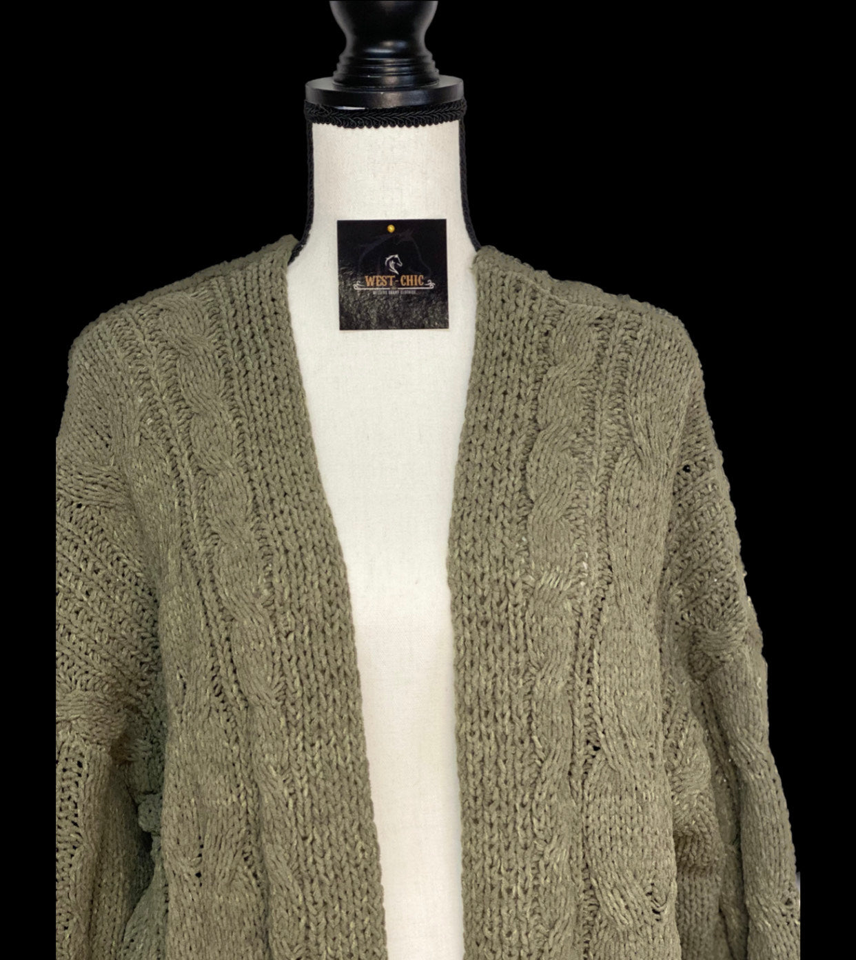 Olive Sweater Cardigan